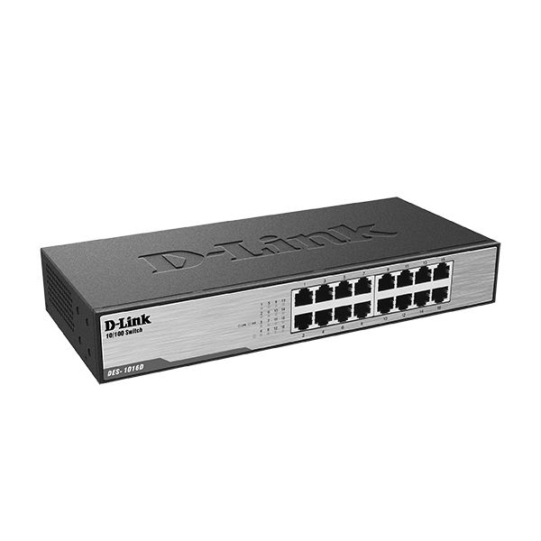 HUB 10/100 MB SWITCH 16 PORT D-LINK DES-1016D ,Wirless & Switch