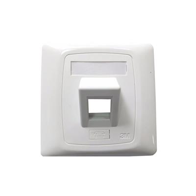 Face Plate 3M UK Style 45 Degree Angled 1 port ,Network Accessories
