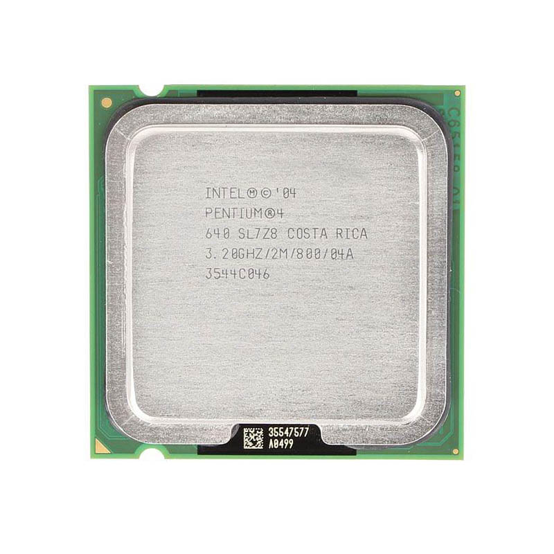 CPU INTEL P4 3.2GHZ  PC800 SOK775 2M CACHE 640 TRAY PULLED  مستعمل ,Other Used Items