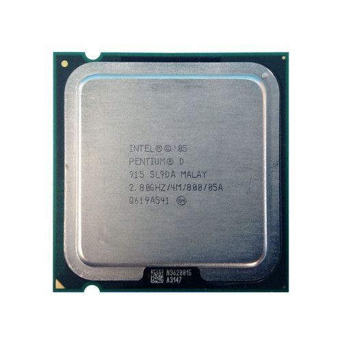 CPU INTEL P-D 2.8GHZ PC800 775 4M CACHE 915 TRAY ,Desktop CPU