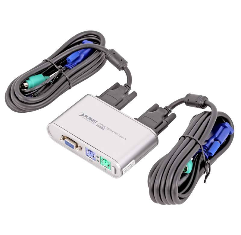 KVM SWITCH PLANET KVM-203 2 PORT PS2 ,KVM Switch
