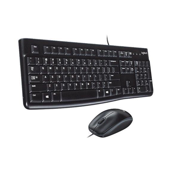 KEYBOARD+MOUSE LOGITECH  OPTICAL WIRED DESKTOP USB MK120 ,Keyboard