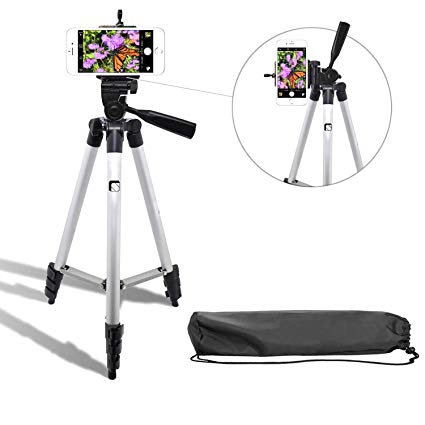 PHONE MOUNT HOLDER TRIPOID FOR SMART PHONE AND CAMERA - WT-3110A / 3120 - BLACK / SILVER ستاند للتصوير للجوال والكاميرا - مع حقيبة ,Other Smartphone Acc