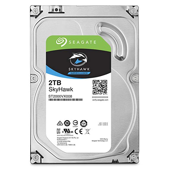 HD 2 TERRA SEAGATE SKYHAWK SATA3 64MB Surveillance ,Desktop HDD