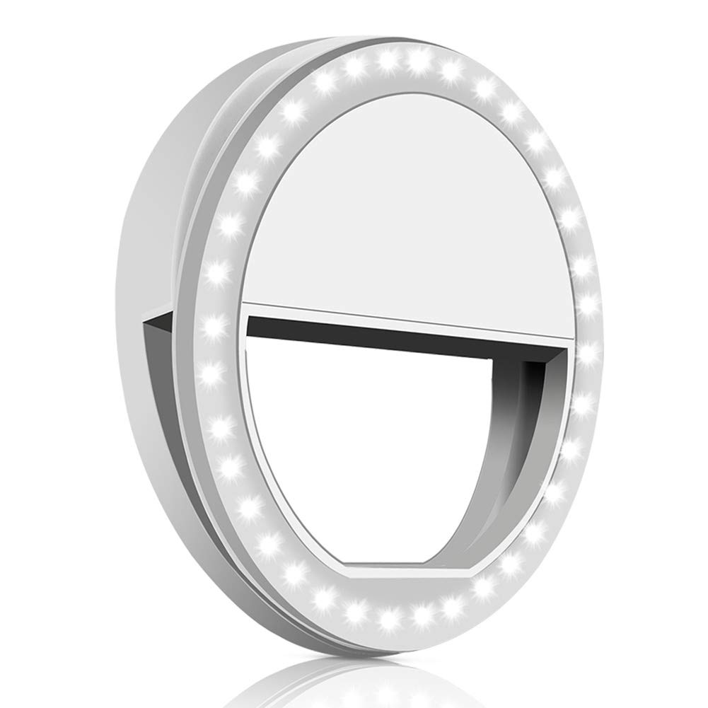 SELFIE RING LITE FOR MOBILE  رينغ لايت للموبايل قابل للشحن مع تحكم بشدة الاضاءة ,Other Smartphone Acc