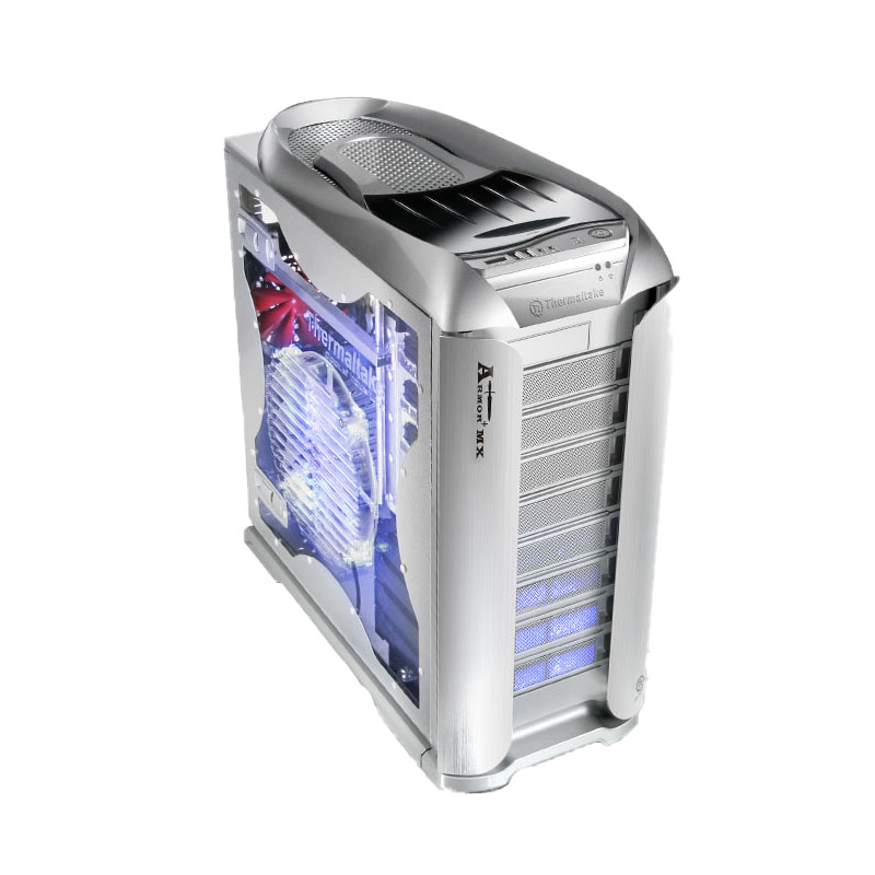 CASE ATX P4 FULL TOWER THERMALTAKE  /SILVER VH6000SWA ARMOR+ مستعمل ,Other Used Items
