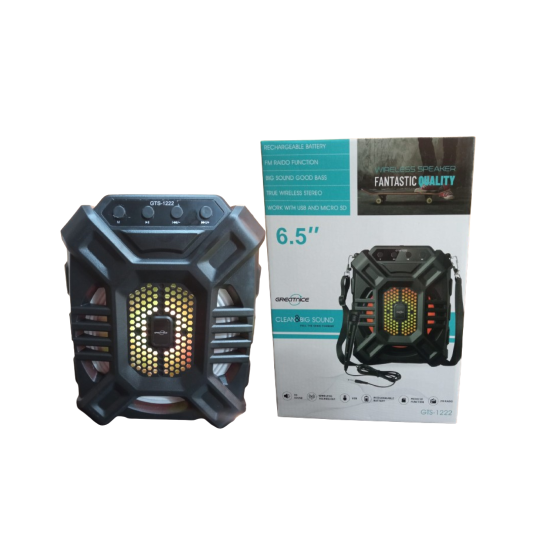 SPEAKER BLUETOOTH FANTASTIC QUALITY GREATNICE GTS-1222 FOR MP3 & MOBILE & FM & SD CARD USB 6.5 INCH ,Speakers