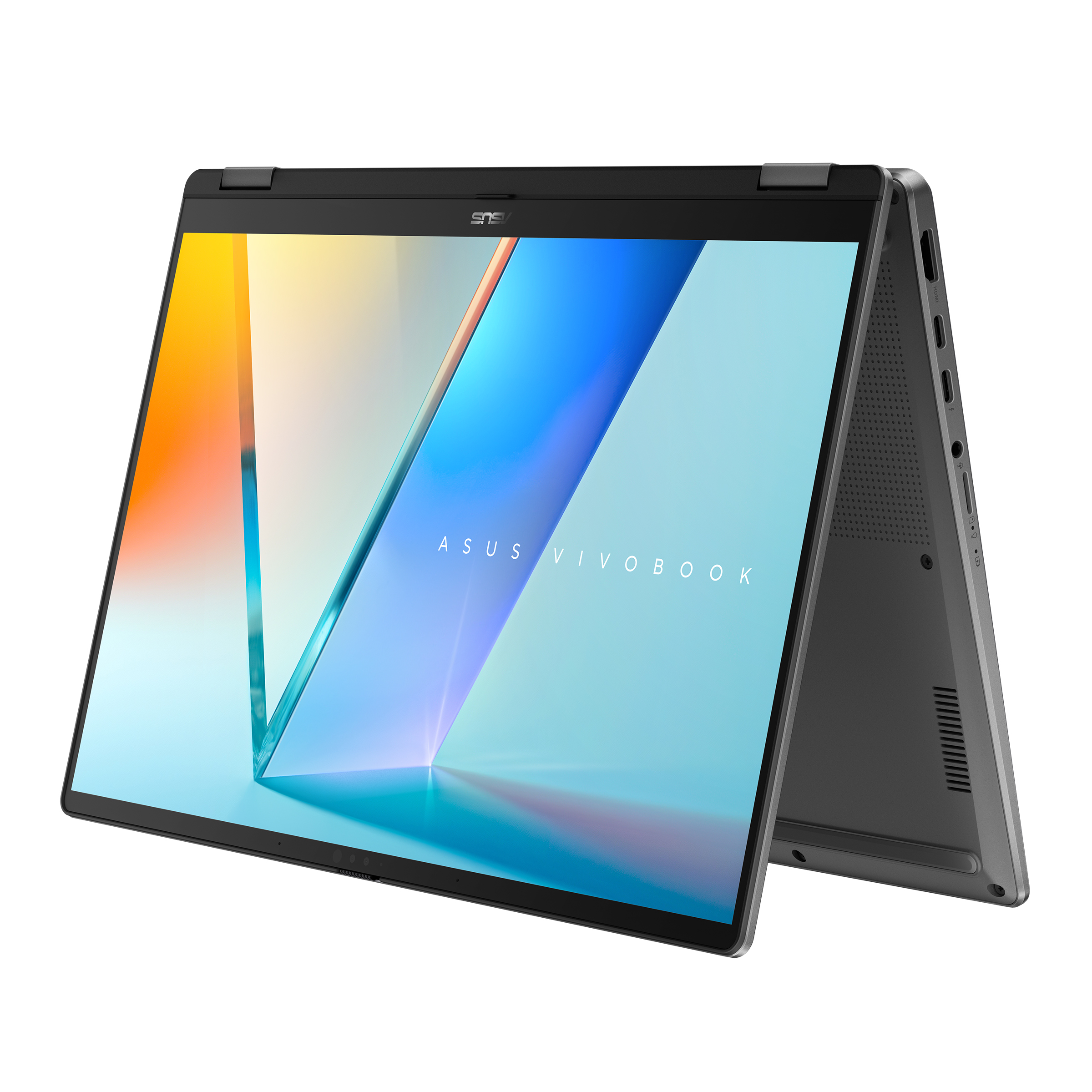NOTEBOOK ASUS 14 FLIP TP3407SA-QL011W INTEL ULTRA5 226V 2.1 GHz up to 4.5 GHz 8M 16G DDR5 SSD512G  VGA INTEL 14.0 TOUCH WIN11 GRAY ,Laptop Pc