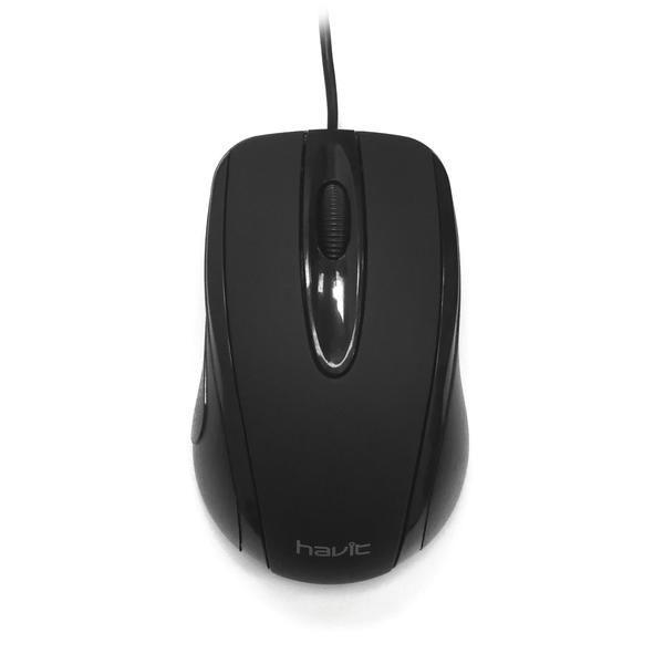 MOUSE HAVIT OPTICAL BLACK HV-753 USB ,Mouse