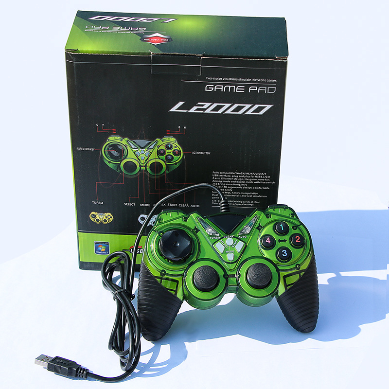 JOYPAD VIBRATION  LANJUE COLOR L600  دبل رجاج ,Controller & Joystick