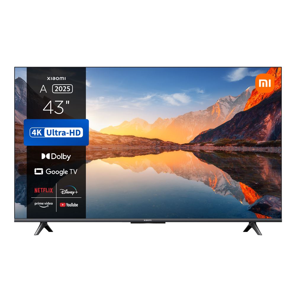 XIAOMI MONITOR LED TV 43  FHD 2025  SMART TV
FHD 1920×1080/2K Google TV Dolby Audio DTS:X Virtual:X Sound Bluetooth Ethernet HDMI USB  Wi-Fi ,LED