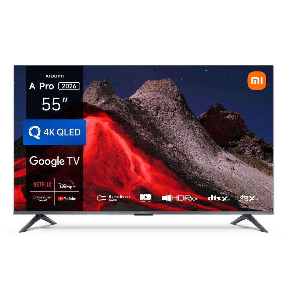 XIAOMI MONITOR TV A 55 2026  SMART TV HDR10+
3840 × 2160/4K  Google TV Dolby Audio  DTS-X  DTS-Virtual  Bluetooth Ethernet HDMI USB  Wi-Fi  DUAL BAND ,LED