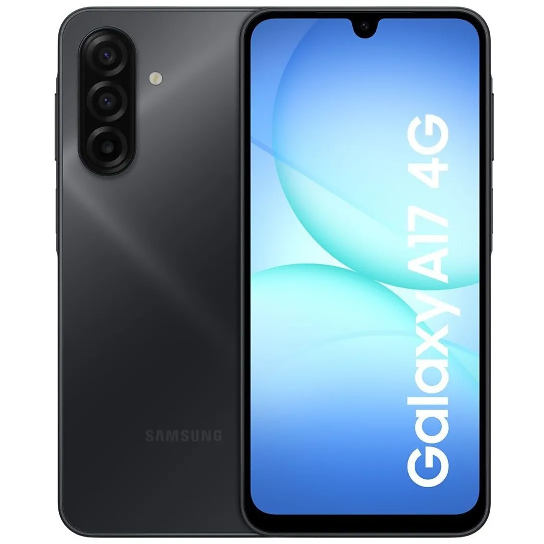 MOBILE PHONE SAMSUNG 6.7 OCTA CORE 2X2.2GHZ 6GB 128GB DUAL SIM GALAXY A17 BLACK ,Android Smartphone