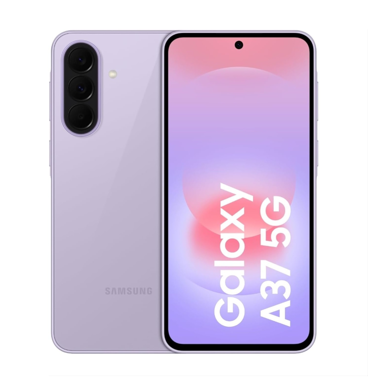 MOBILE PHONE SAMSUNG 6.7 OCTA CORE 4X2.75GHZ 12GB 256 GB DUAL SIM GALAXY A37 - AWESOME LAVENDER ,Android Smartphone